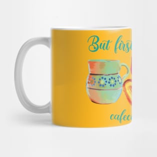 But first cafecito y pan dulce mexican coffee mug breakfast bread Mug